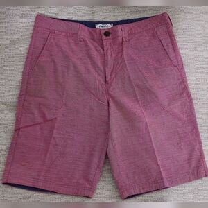 Men's Red Flat Front Shorts NWOT